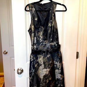 WHBM fit and flare dress with pockets